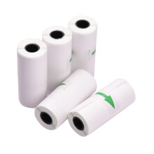 High Definition 57x25mm Adhesive Thermal Sticker Paper Rolls 5 Pack AUS