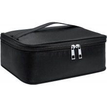 Large Travel Makeup Bag Organizer for Women (Black)