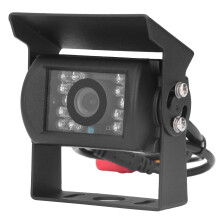 Camera di retromarcia impermeabile con 18 LED IR visione notturna per furgone aiuto al parcheggio posteriore