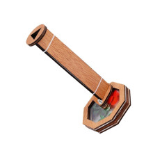 DIY Kaleidoscope Kit for Creative Wooden Refillable Kaleidoscope Educational Toy for Nature Exploration and Science Development