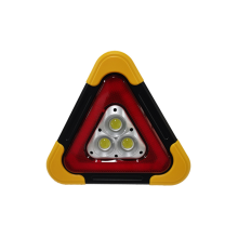 Solarenergie-LED-COB-Dreiecksampel, aufladbar für Autoreparaturarbeiten im Freien, Warnung vor Notfällen, 270 x 40 mm
