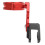 Protector universal de guía de cadena rojo 31,8-34,9 mm 10