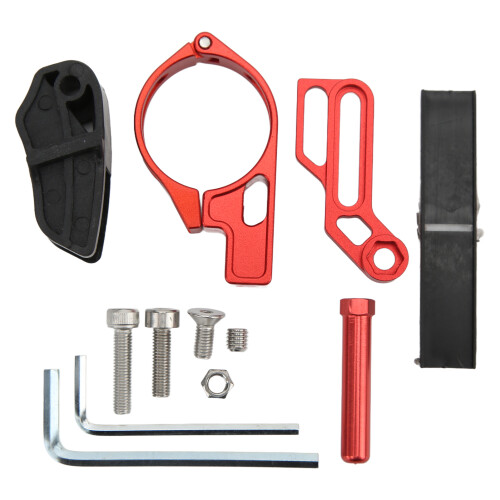 Protector universal de guía de cadena rojo 31,8-34,9 mm 1