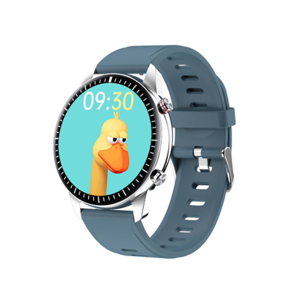 I15 Bluetooth Call Business Smart Watch Siliconen Band Oefening Hartslag Bloedzuurstofmonitoring Waterdicht - Blauw-image