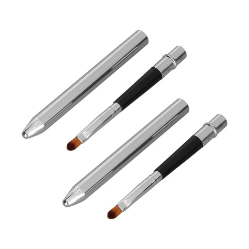 2pcs Lip Brush Ergonomic Extended Sealing Design 2