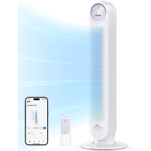 Dreo Smart Tower Fan, 28dB Silent Standing Fans for Bedroom,