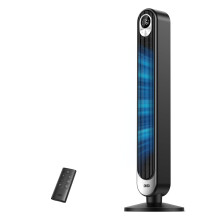Dreo 25dB Silent Tower Fan, 28ft/s High-Velocity Cooling Fans, 9