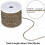 Necklace Chains for Jewelry Making - 32ft Iron Twisted Link Curb Chains 3