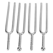 4Pcs Silver Metal Tuning Fork Repair Tool Set for Maintenance Accessories