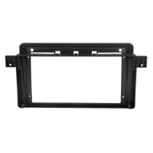Garniture de façade ABS 9 po 2DIN pour E46 1998-2005 Noir