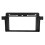 Garniture de façade ABS 9 po 2DIN pour E46 1998-2005 Noir 1