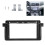 Garniture de façade ABS 9 po 2DIN pour E46 1998-2005 Noir 15
