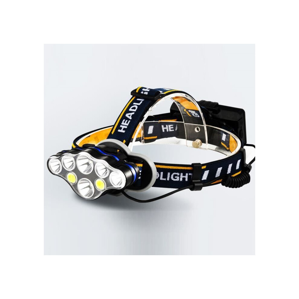 Headlamp - AUDBURN - Ultra bright model - 18,000 lumens - USB rechargeable - Waterproof