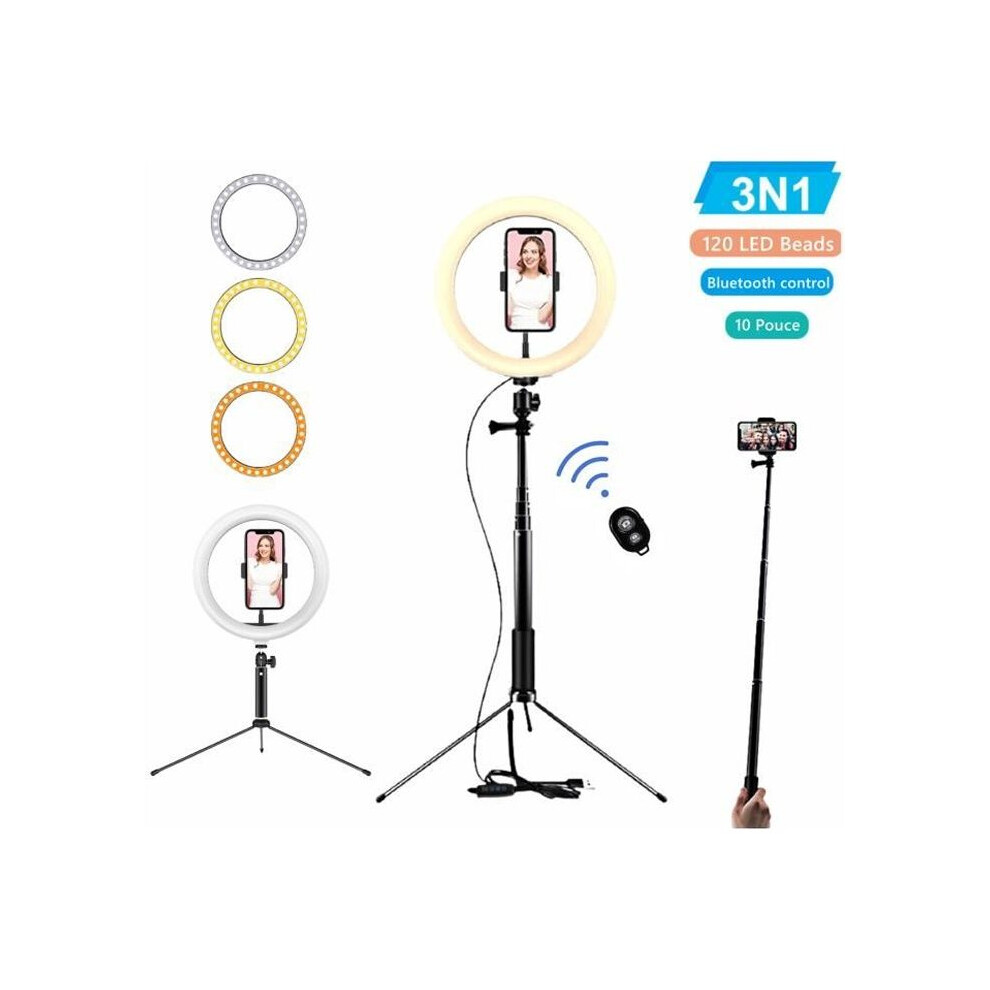 Led Selfie Ring With Tripod Stand, Ring For Video, Photo, Youtube, Makeup Light 7750106437738