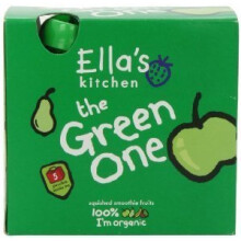 (12 PACK) - Ellas Kitchen - Smoothie Fruit - Green One mltpck | 5 x 90g | 12 PACK BUNDLE