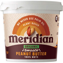 (12 PACK) - Meridian - Nat Smooth Peanut Butter MER-31568050 | 1000g | 12 PACK BUNDLE