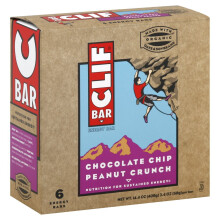 Clif Organic Chocolate Chip Peanut Crunch Bar, 2.4 Ounce - 6 per pack -- 6 packs per case. by Clif Bar
