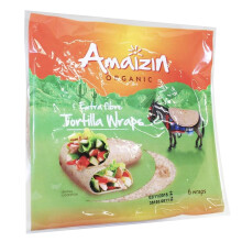 Amaizin | Og Tortilla Wraps Extra Fibre | 2 x 16 x 240g