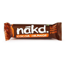 (10 PACK) - Nakd Cocoa Orange Fruit & Nut Bar - Gluten Free | 35 x 18g x | 10...