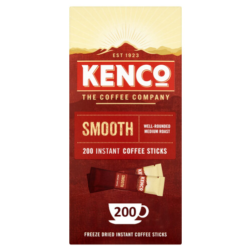 Kenco Kenco Smooth Instant Coffee 800 Sticks - 4 x 200 Sachets