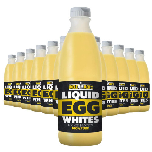 Uncle Jack's Free Range Liquid Egg Whites 970ml (Pack of 12)