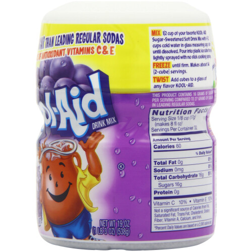Koolaid Grape 538 g (Pack of 6) 1