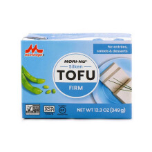 MORINAGA Silken Tofu Blue Firm ? 10 Packs of 349g Each Silken Firm | Smooth & Extra Firm Tofu for Cooking, Baking, Stir-Fry & Vegan Recipes ? High