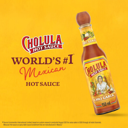 Cholula, Sauce Hot Chili Garlic, 150 ml (12 Pack) 2