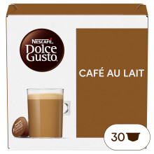 NESCAFE? DOLCE GUSTO Caf? Au Lait Coffee Pods Pack of 3 (Total 90 Servings)