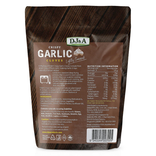 DJ&A Garlic Chips 12 x 45g 1