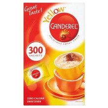 Canderel Yellow Zero Calorie Sweetener 6x300 Sachets 25.5g