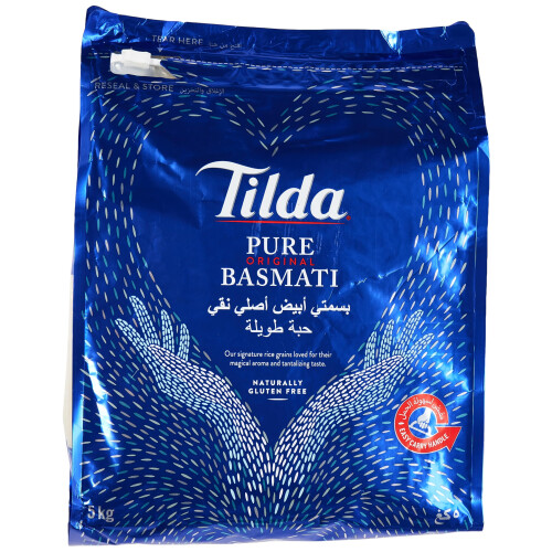 Tilda Pure Basmati Rice, 10 kg