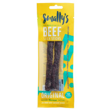 Smally's Biltong - Beef Snack Sticks, Orignal Beef Droewors, High Protein Beef Snack, Traditional South African Air Cured Beef Sausage - 40g x 15 Pack