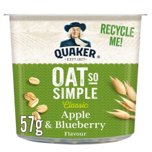 Quaker Oat So Simple Apple & Blueberry Porridge 57gr x 15 pack