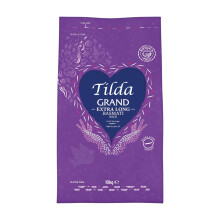 Tiildaa Grand White Rice 10kg | Extra-Long Basmati Rice | Premium Quality | Aromatic Delight | Hygienic Packaging