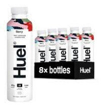 Huel Complete Meal - Berry Flavor 500ml (Pack of 8) | 27 Essential Vitamins and Minerals | No Artificial Sweeteners or Preservatives | Meal