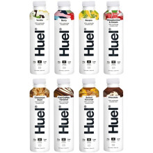 Huel Complete Meal Replacement 500ml Combo - 8 Pack | Explore the Spectrum of Flavors-Vanilla, Chocolate, Berry, Banana,Iced Coffee Caramel, Salted