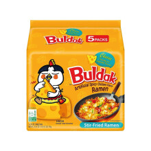 Hot Chicken Cheese Flavour Instant Noodles (Pack of 40 x 140g) | Korean Spicy Ramen with Creamy Cheese Twist | Ready in Minutes | Authentic Korean