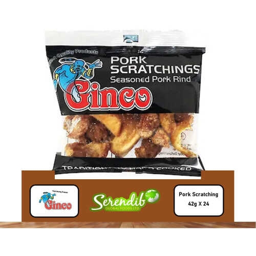 Ginco Pork Scratchings, 24 X 42g Packs