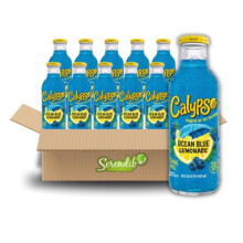 Calypso Lemonade | Island-Inspired Flavors with Real Lemon | (Pack of 12, Ocean Blue Lemonade)