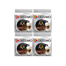 Tassimo T Discs L'OR Espresso Latte Macchiato (4 Packs, 64 T Discs, 32 Servings)