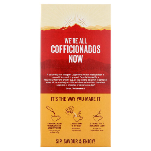 Kenco Kenco Cappuccino Instant Coffee Sachets, 10 Pack Bundle 2
