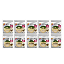TASSIMO Latte Macchiato Vanilla Coffee Pods - 10 Pack (80 Drinks)