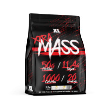 XL Nutrition Xtra Mass 5.2kg Mass Gainer - Serious Mass Protein Powder - 50g Protein, 1000 Calories, Creatine Monohydrate, BCAA, Glutamine - 20
