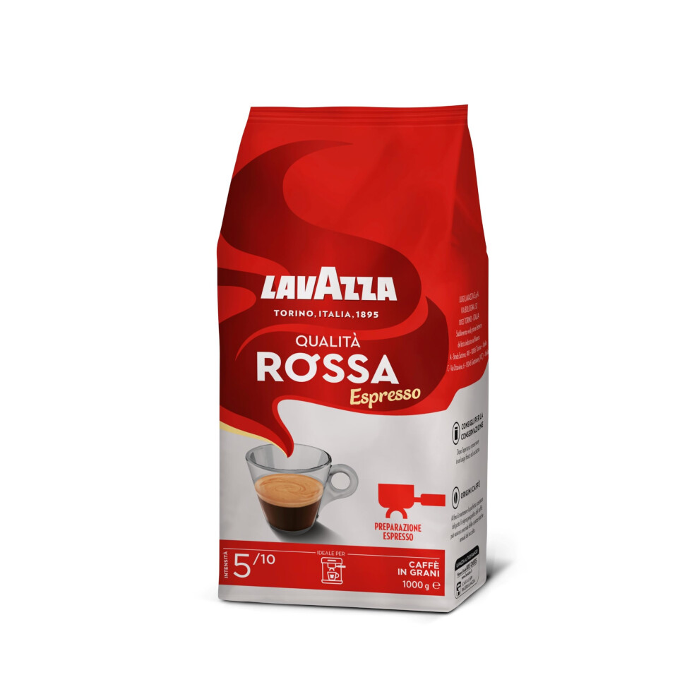 Lavazza Qualita Rossa Coffee Beans 1Kg (Pack Of 2)