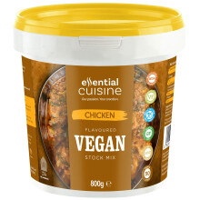 Essential Cuisine Vegan Chicken Flavoured Stock Mix - 2x800g