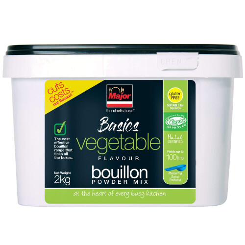 Major Gluten Free Basic Vegetable Boullion - 2x2kg