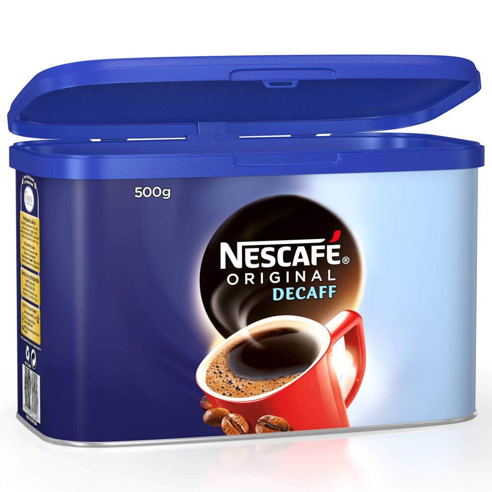 Nescafe Nescaf? Original Decaff Coffee Tins - 6X500g