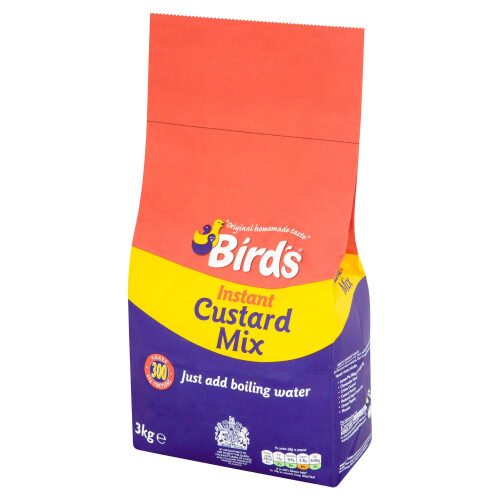 Birds Instant Custard Mix - 4x3kg 1