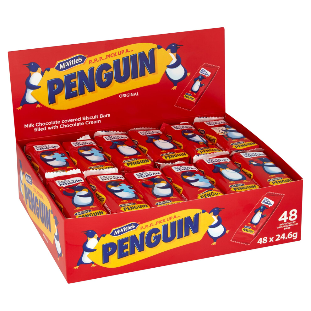 Mcvities Mcvitie's Penguin Singles Biscuit Bars 48Pk